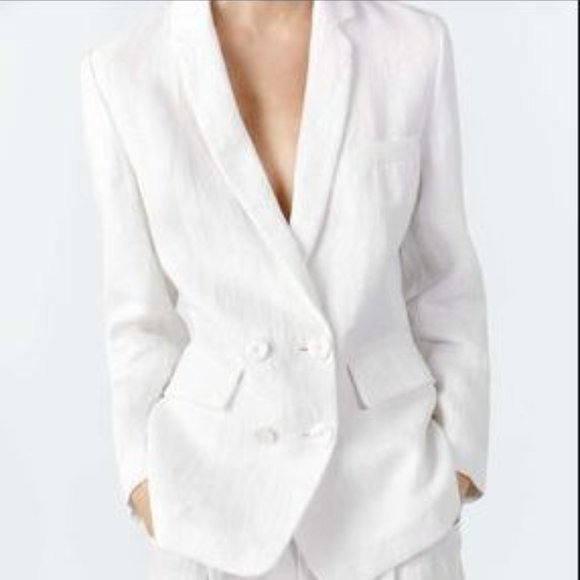 linen jacket zara